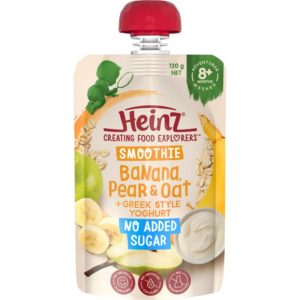 Heinz Banana & Oat Smoothie with Greek style Yoghurt Pouch 120g 8m+