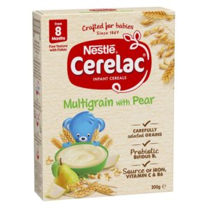 Nestle CERELAC Multigrain with Pear Baby Cereal Stage 3 – 200g