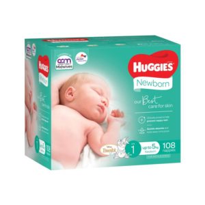 Huggies Jumbo Ultimate Newborn 108 Pack