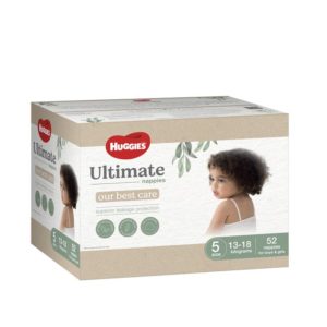 Huggies Ultimate Nappies Size 5 13-18kg Jumbo 52 Pack