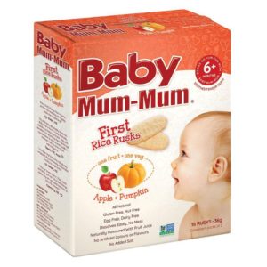 Baby Mum-Mum Rice Rusks Apple & Pumpkin Flavour 36g