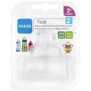 MAM Medium Flow Teats 2 Pack Online Only