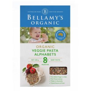Bellamys Organic Veggie Pasta Alphabets 200g