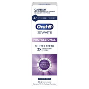 Oral B Toothpaste 3D White Diamond Clean 85g