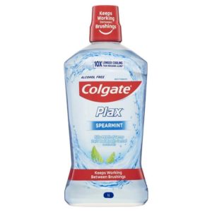 Colgate Plax Alcohol free Antibacterial Mouthwash Spearmint 1L