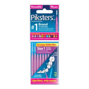 Piksters Inter Brush Size 1 Pack 10 (purple)