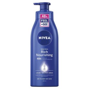 NIVEA Rich Nourishing Body Lotion Moisturiser 48H 400mL