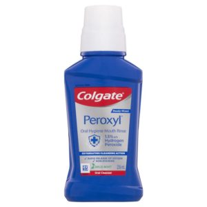 Colgate Peroxyl Oral Cleanser Mint Flavour 236mL