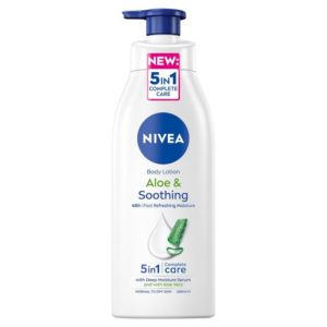 NIVEA Aloe Vera Body Lotion Moisturiser 48H 400ml