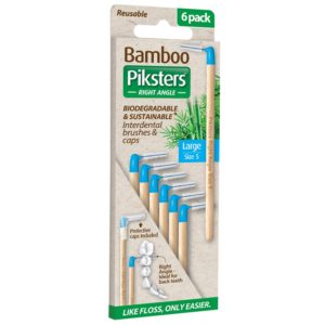 Piksters Bamboo Inter Brush Right Angle 6 Pack Size 5 Online Only
