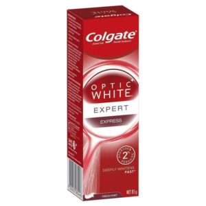 Colgate Optic White Express White Teeth Whitening Toothpaste Fresh Mint with Hydrogen Peroxide 85g