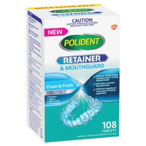 Polident Retainer and Mouthguard Cleanser 36 Tablets