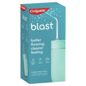 Colgate Blast Water Flosser Series 2, Expert Flossing, Cordless Waterproof Rechargeable, 1 Pack, 3 Refill