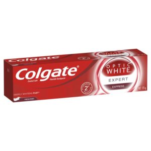Colgate Optic White Expert Teeth Whitening Toothpaste Express with Hydrogen Peroxide 125g