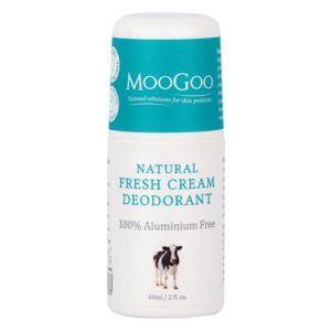 MooGoo Natural Fresh Cream Deodorant Lemon Myrtle 60ml