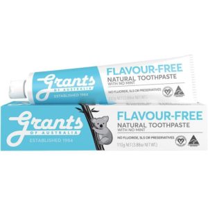 Grants of Australia Toothpaste Flavour Free & Fluoride Free 110g Online Only