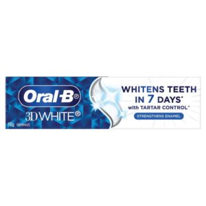 Oral B Toothpaste 3D White Strengthen Enamel 110g