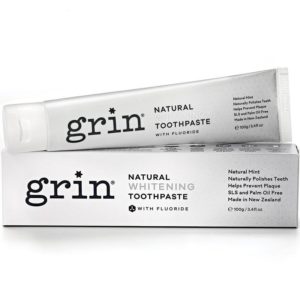 Grin Toothpaste Natural Whitening With Fluoride 100g