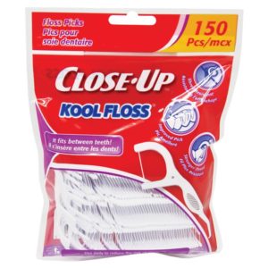 Close Up Floss Picks 150 Pack