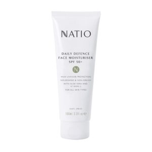 Natio Daily Defence Face Moisturiser SPF 50+ Online Only