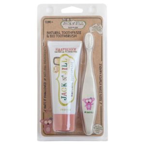 Jack N Jill Raspberry Toothpaste with Koala Bio Brush