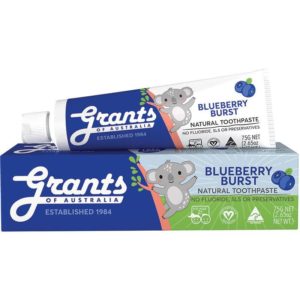 Grants of Australia Toothpaste Kids Blueberry Burst 75g Online Only