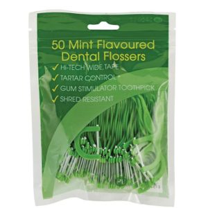 Health & Beauty Dental Flossers 50 Mint