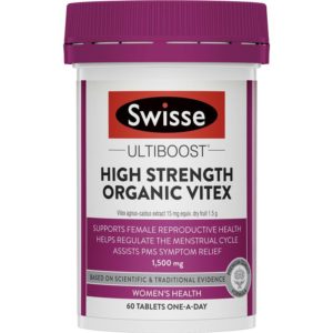 Swisse Organic Vitex 1500mg 60 Tablets