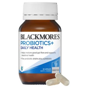 Blackmores Probiotics+ Daily Health Gut Health Vitamin 30 Capsules