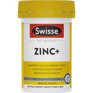Swisse Ultiboost Zinc+ 60 Tablets