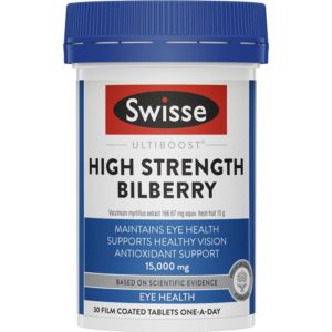 Swisse Ultiboost Bilberry 30 Tablets