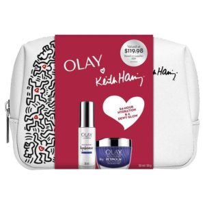 Olay Regenerist Retinol Moisturiser & Niacinamide + Hyaluronic Super Serum Gift Pack