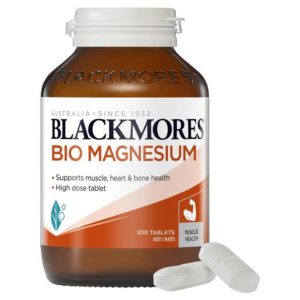 Blackmores Bio Magnesium Muscle Health Vitamin 200 Tablets Value Pack