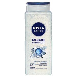 IVEA MEN Pure Impact 3-IN-1 Shower Gel Body Wash 500ml