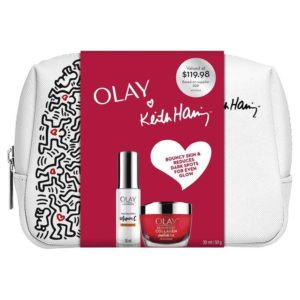 Olay Regenerist Collagen Day Cream & Luminous Vitamin C Serum Gift Pack