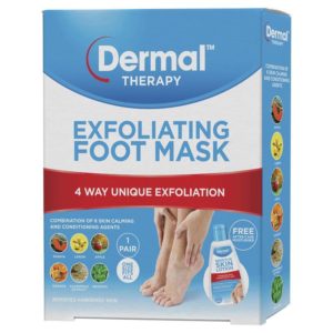 Dermal Therapy Exfoliating Foot Mask 1 Pair