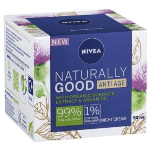 NIVEA Naturally Good Anti-Age Face Moisturiser Night 50ml