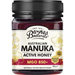 Barnes Naturals Australian Manuka Honey MGO 850+ 500g