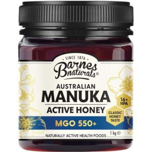 Barnes Naturals Australian Manuka Honey 1kg MGO 550+