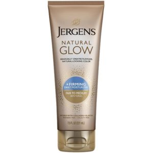 Jergens Natural Glow Skin Firming Moisturiser Fair to Medium Skin Tones 221m