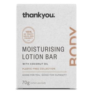 Thankyou Moisturising Lotion Bar with Coconut Oil 70g