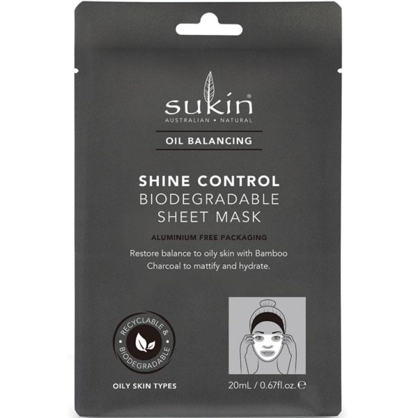 Sukin Oil Balancing Shine Control Sheet Mask Sachet