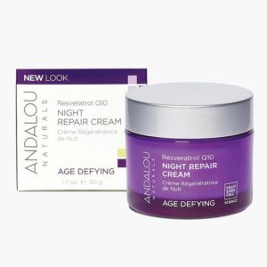 Andalou Age Defying Resveratrol Q10 Night Repair Cream 50g