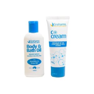 Grahams Natural Mild Eczema Trial C+ cream 50g/Eczema Gel 75g/ Bath Oil 100ml PACK