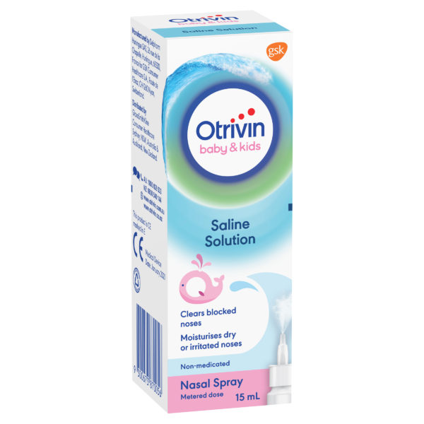 Otrivin Baby & Kids Natural Saline Nasal Spray 15mL