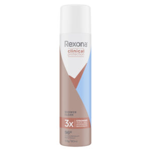 Rexona Clinical Antiperspirant Aerosol Deodorant Shower Clean 180 ML