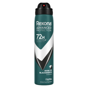 Rexona Men Advanced Protection Invisible Dry Black & White Anti Perspirant 220mL