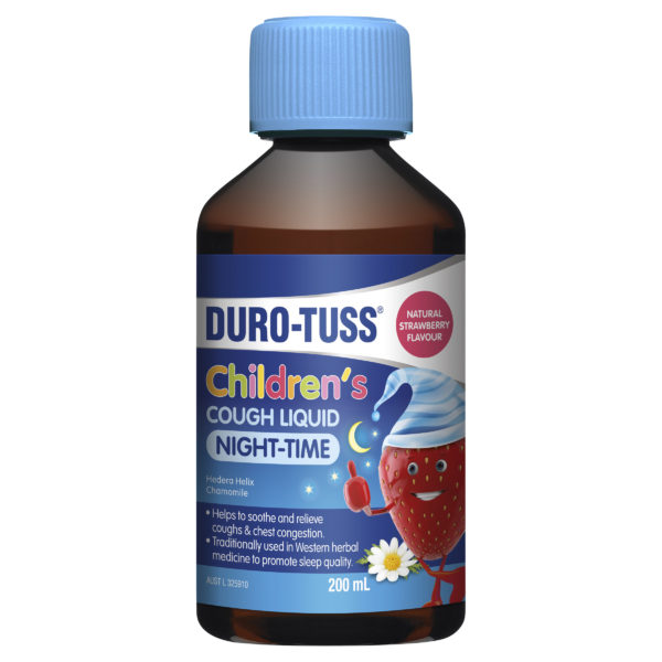 DURO TUSS Children's Cough Liquid Night Time 200mL