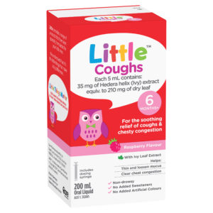 Little Coughs Oral Liquid Raspberry 6 months+ 200mL
