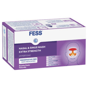 FESS Nasal & Sinus Wash Extra Strength Saline Wash Refill Sachets 24 x 6.3g